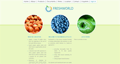 Desktop Screenshot of freshworld.co.za